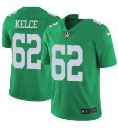 Mens Nike Philadelphia Eagles 62 Jason Kelce Limited Green Rush Vapor Untouchable NFL Jersey Mens Nike Philadelphia Eagles 62 Jason Kelce Limited Green Rush Vapor Untouchable NFL Jersey