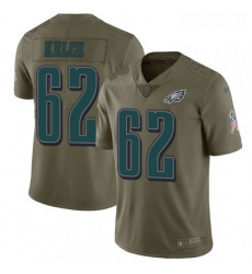 Mens Nike Philadelphia Eagles 62 Jason Kelce Limited Olive 2017 Salute to Service NFL Jersey Mens Nike Philadelphia Eagles 62 Jason Kelce Limited Olive 2017 Salute to Service NFL Jersey