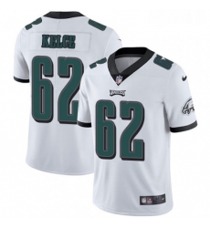 Mens Nike Philadelphia Eagles 62 Jason Kelce White Vapor Untouchable Limited Player NFL Jersey Mens Nike Philadelphia Eagles 62 Jason Kelce White Vapor Untouchable Limited Player NFL Jersey