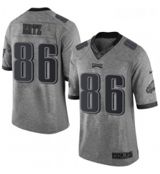 Mens Nike Philadelphia Eagles 86 Zach Ertz Limited Gray Gridiron NFL Jersey Mens Nike Philadelphia Eagles 86 Zach Ertz Limited Gray Gridiron NFL Jersey