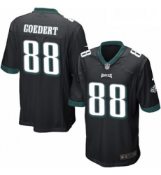 Mens Nike Philadelphia Eagles 88 Dallas Goedert Game Black Alternate NFL Jersey Mens Nike Philadelphia Eagles 88 Dallas Goedert Game Black Alternate NFL Jersey