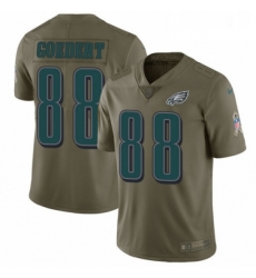Mens Nike Philadelphia Eagles 88 Dallas Goedert Limited Olive 2017 Salute to Service NFL Jersey Mens Nike Philadelphia Eagles 88 Dallas Goedert Limited Olive 2017 Salute to Service NFL Jersey