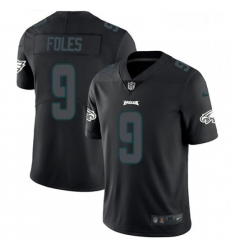 Mens Nike Philadelphia Eagles 9 Nick Foles Limited Black Rush Impact NFL Jersey Mens Nike Philadelphia Eagles 9 Nick Foles Limited Black Rush Impact NFL Jersey