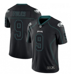 Mens Nike Philadelphia Eagles 9 Nick Foles Limited Lights Out Black Rush NFL Jersey Mens Nike Philadelphia Eagles 9 Nick Foles Limited Lights Out Black Rush NFL Jersey