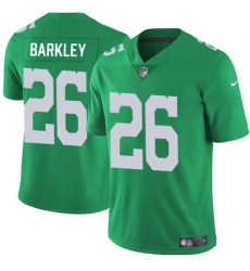 Men's Philadelphia Eagles #26 Saquon Barkley Kelly Green Vapor Untouchable Limited Football Stitched Jersey Men's Philadelphia Eagles #26 Saquon Barkley Kelly Green Vapor Untouchable Limited Football Stitched Jersey