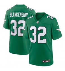 Mens Philadelphia Eagles 32 Reed Blankenship Nike Kelly Green Alternate Game Jersey Mens Philadelphia Eagles 32 Reed Blankenship Nike Kelly Green Alternate Game Jersey