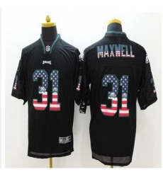 New Philadelphia Eagles #31 Byron Maxwell Black Men Stitched NFL Elite USA Flag Fashion Jersey New Philadelphia Eagles #31 Byron Maxwell Black Men Stitched NFL Elite USA Flag Fashion Jersey
