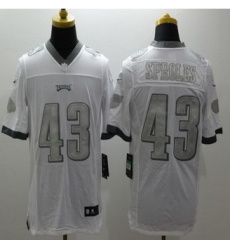 New Philadelphia Eagles #43 Darren Sproles White Mens Stitched NFL Limited Platinum Jersey New Philadelphia Eagles #43 Darren Sproles White Mens Stitched NFL Limited Platinum Jersey