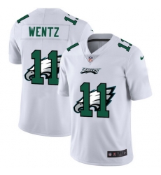 Nike Eagles 11 Carson Wentz White Shadow Logo Limited Jersey Nike Eagles 11 Carson Wentz White Shadow Logo Limited Jersey