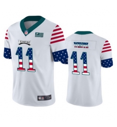 Nike Eagles 11 Carson Wentz White USA Flag Fashion Limited Jersey Nike Eagles 11 Carson Wentz White USA Flag Fashion Limited Jersey
