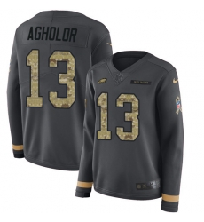 Nike Eagles #13 Nelson Agholor Anthracite Salute to Service Nike Eagles #13 Nelson Agholor Anthracite Salute to Service