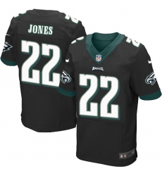 Nike Eagles #22 Sidney Jones Black Alternate Mens Stitched NFL New Elite Jersey Nike Eagles #22 Sidney Jones Black Alternate Mens Stitched NFL New Elite Jersey