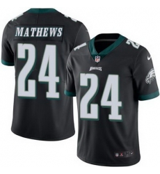 Nike Eagles #24 Ryan Mathews Black Mens Stitched NFL Limited Rush Jersey Nike Eagles #24 Ryan Mathews Black Mens Stitched NFL Limited Rush Jersey
