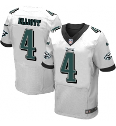 Nike Eagles #4 Jake Elliott White Mens Stitched NFL New Elite Jersey Nike Eagles #4 Jake Elliott White Mens Stitched NFL New Elite Jersey