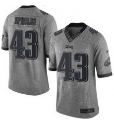 Nike Eagles #43 Darren Sproles Gray Mens Stitched NFL Limited Gridiron Gray Jersey Nike Eagles #43 Darren Sproles Gray Mens Stitched NFL Limited Gridiron Gray Jersey