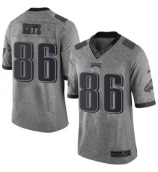 Nike Eagles #86 Zach Ertz Gray Mens Stitched NFL Limited Gridiron Gray Jersey Nike Eagles #86 Zach Ertz Gray Mens Stitched NFL Limited Gridiron Gray Jersey