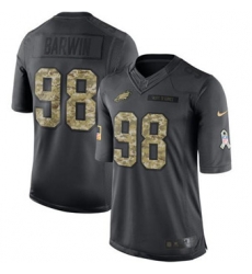 Nike Eagles #98 Connor Barwin Black Mens Stitched NFL Limited 2016 Salute To Service Jersey Nike Eagles #98 Connor Barwin Black Mens Stitched NFL Limited 2016 Salute To Service Jersey