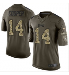 Nike Philadelphia Eagles #14 Riley Cooper Green Men 27s Stitched NFL Limited Salute to Service Jersey Nike Philadelphia Eagles #14 Riley Cooper Green Men 27s Stitched NFL Limited Salute to Service Jersey