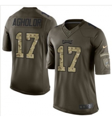 Nike Philadelphia Eagles #17 Nelson Agholor Green Men 27s Stitched NFL Limited Salute to Service Jersey Nike Philadelphia Eagles #17 Nelson Agholor Green Men 27s Stitched NFL Limited Salute to Service Jersey
