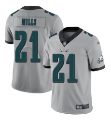 Nike Philadelphia Eagles 21 Jalen Mills Silver Men Stitched NFL Limited Inverted Legend Jersey Nike Philadelphia Eagles 21 Jalen Mills Silver Men Stitched NFL Limited Inverted Legend Jersey