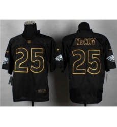 Nike Philadelphia Eagles 25 LeSean McCoy black Elite gold lettering fashion NFL Jersey Nike Philadelphia Eagles 25 LeSean McCoy black Elite gold lettering fashion NFL Jersey
