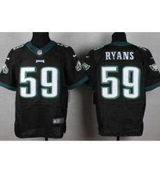 Nike Philadelphia Eagles 59 DeMeco Ryans Black Elite NFL Jersey Nike Philadelphia Eagles 59 DeMeco Ryans Black Elite NFL Jersey