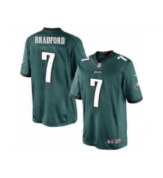 Nike Philadelphia Eagles 7 Sam Bradford Midnight Green Limited NFL Jersey Nike Philadelphia Eagles 7 Sam Bradford Midnight Green Limited NFL Jersey