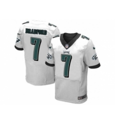 Nike Philadelphia Eagles 7 Sam Bradford Midnight white Elite NFL Jersey Nike Philadelphia Eagles 7 Sam Bradford Midnight white Elite NFL Jersey