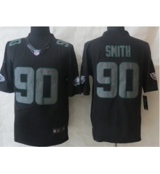 Nike Philadelphia Eagles 90 Marcus Smith Black Impact Limited NFL Jersey Nike Philadelphia Eagles 90 Marcus Smith Black Impact Limited NFL Jersey
