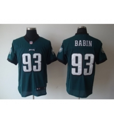 Nike Philadelphia Eagles 93 Jason Babin Green Elite NFL Jersey Nike Philadelphia Eagles 93 Jason Babin Green Elite NFL Jersey