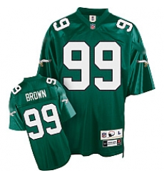 Philadelphia Eagles 99 Jerome Brown Premier Throwback green Jersey Philadelphia Eagles 99 Jerome Brown Premier Throwback green Jersey