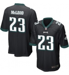 mens nike philadelphia eagles #23 rodney mcleod game black alternate nfl jersey mens nike philadelphia eagles #23 rodney mcleod game black alternate nfl jersey