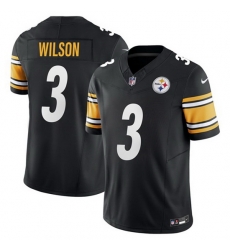 Men Pittsburgh Steelers 3 Russell Wilson Black 2024 F U S E Vapor Untouchable Limited Jersey Men Pittsburgh Steelers 3 Russell Wilson Black 2024 F U S E Vapor Untouchable Limited Jersey