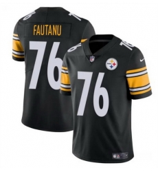 Men Pittsburgh Steelers 76 Troy Fautanu Black Vapor Untouchable Limited Stitched Jersey Men Pittsburgh Steelers 76 Troy Fautanu Black Vapor Untouchable Limited Stitched Jersey