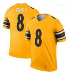 Men Pittsburgh Steelers 8 Ingram III Gold Rush Jersey 281 29 Men Pittsburgh Steelers 8 Ingram III Gold Rush Jersey 281 29