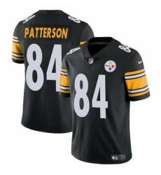 Men Pittsburgh Steelers 84 Cordarrelle Patterson Black Vapor Untouchable Limited Stitched Jersey Men Pittsburgh Steelers 84 Cordarrelle Patterson Black Vapor Untouchable Limited Stitched Jersey