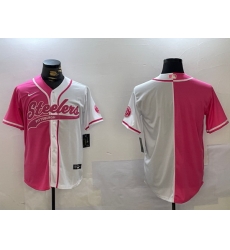 Men Pittsburgh Steelers Blank 2024 Arctic Red White Salute To Service Stitched Baseball Jersey Men Pittsburgh Steelers Blank 2024 Arctic Red White Salute To Service Stitched Baseball Jersey