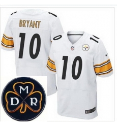 Men's Nike Pittsburgh Steelers #10 Martavis Bryant White NFL Elite MDR Dan Rooney Patch Jersey Men's Nike Pittsburgh Steelers #10 Martavis Bryant White NFL Elite MDR Dan Rooney Patch Jersey