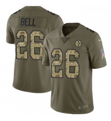 Mens Nike Pittsburgh Steelers 26 LeVeon Bell Limited OliveCamo 2017 Salute to Service NFL Jersey Mens Nike Pittsburgh Steelers 26 LeVeon Bell Limited OliveCamo 2017 Salute to Service NFL Jersey