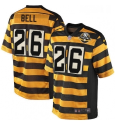 Mens Nike Pittsburgh Steelers 26 LeVeon Bell Limited YellowBlack Alternate 80TH Anniversary Throwback NFL Jersey Mens Nike Pittsburgh Steelers 26 LeVeon Bell Limited YellowBlack Alternate 80TH Anniversary Throwback NFL Jersey