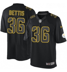 Mens Nike Pittsburgh Steelers 36 Jerome Bettis Limited Black Impact NFL Jersey Mens Nike Pittsburgh Steelers 36 Jerome Bettis Limited Black Impact NFL Jersey
