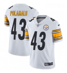 Mens Nike Pittsburgh Steelers 43 Troy Polamalu White Vapor Untouchable Limited Player NFL Jersey Mens Nike Pittsburgh Steelers 43 Troy Polamalu White Vapor Untouchable Limited Player NFL Jersey