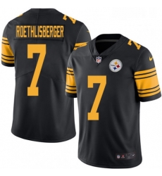 Mens Nike Pittsburgh Steelers 7 Ben Roethlisberger Limited Black Rush Vapor Untouchable NFL Jersey Mens Nike Pittsburgh Steelers 7 Ben Roethlisberger Limited Black Rush Vapor Untouchable NFL Jersey
