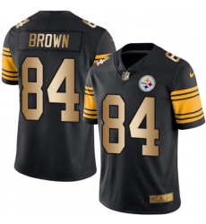 Mens Nike Pittsburgh Steelers 84 Antonio Brown Limited BlackGold Rush NFL Jersey Mens Nike Pittsburgh Steelers 84 Antonio Brown Limited BlackGold Rush NFL Jersey