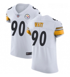 Mens Nike Pittsburgh Steelers 90 T J Watt White Vapor Untouchable Elite Player NFL Jersey Mens Nike Pittsburgh Steelers 90 T J Watt White Vapor Untouchable Elite Player NFL Jersey