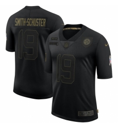 Men's Pittsburgh Steelers #19 JuJu Smith-Schuster Black Nike 2020 Salute To Service Limited Jersey Men's Pittsburgh Steelers #19 JuJu Smith-Schuster Black Nike 2020 Salute To Service Limited Jersey