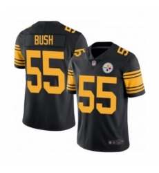 Mens Pittsburgh Steelers 55 Devin Bush Limited Black Rush Vapor Untouchable Football Jersey Mens Pittsburgh Steelers 55 Devin Bush Limited Black Rush Vapor Untouchable Football Jersey