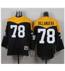 Mitchell And Ness 1967 Pittsburgh Steelers 78 Alejandro Villanueva Black Yelllow Throwback Men 27s Mitchell And Ness 1967 Pittsburgh Steelers 78 Alejandro Villanueva Black Yelllow Throwback Men 27s