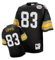 Mitchell And Ness Steelers 83 Louis Lipps Black Stitched NFL Jersey Mitchell And Ness Steelers 83 Louis Lipps Black Stitched NFL Jersey