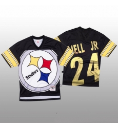 NFL Pittsburgh Steelers 24 Benny Snell Jr Black Men Mitchell 26 Nell Big Face Fashion Limited NFL Jersey NFL Pittsburgh Steelers 24 Benny Snell Jr Black Men Mitchell 26 Nell Big Face Fashion Limited NFL Jersey